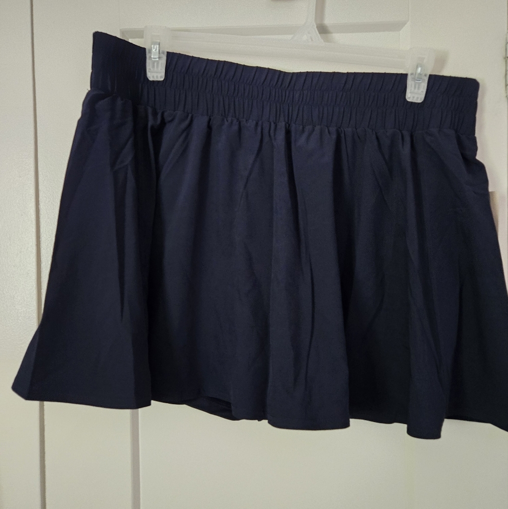 NWT Reitmans Navy Blue Skort